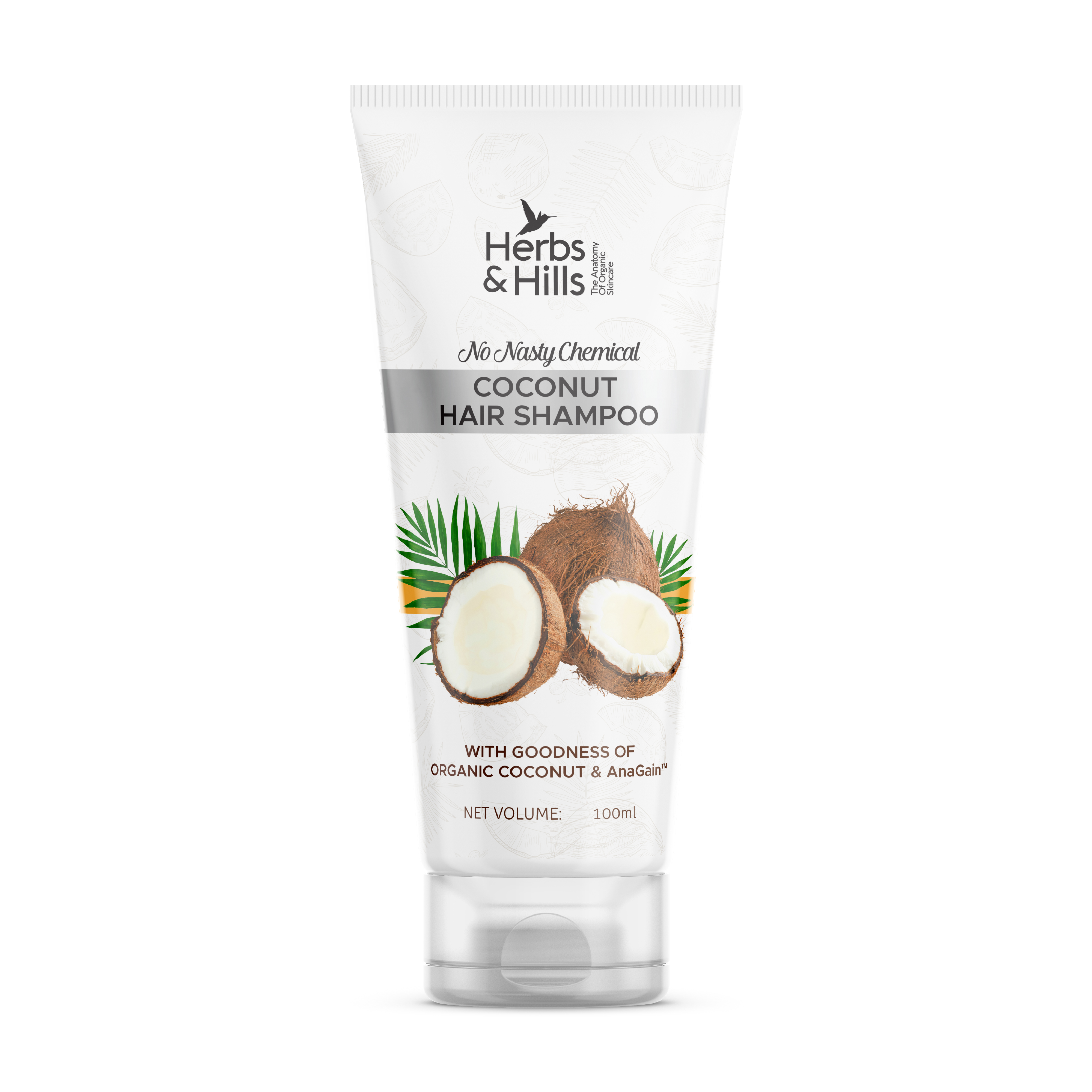Herbs & Hills Coconut Hair Shampoo - 100ml